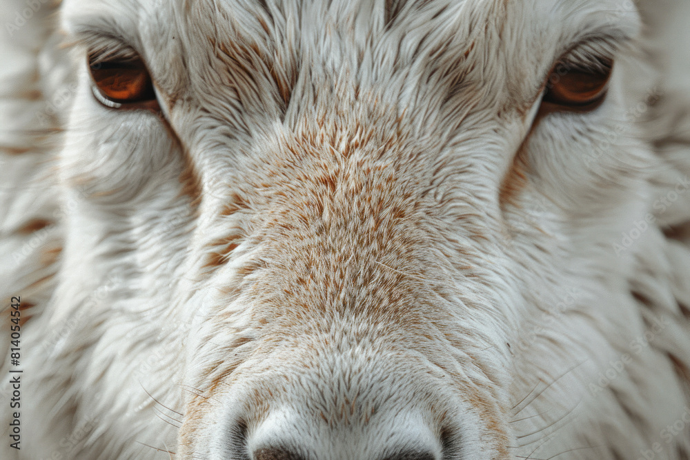 Poster Mammal covered in soft fur that shifts from matte to shiny textures, aiding in temperature regulation,