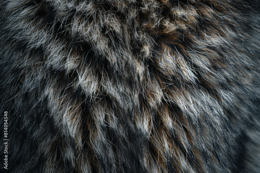 Poster Mammal covered in soft fur that shifts from matte to shiny textures, aiding in temperature regulation,
