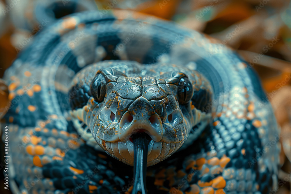 Poster A snake with a camera for a tongue, used in rescue missions to access tight spaces in disaster zones,