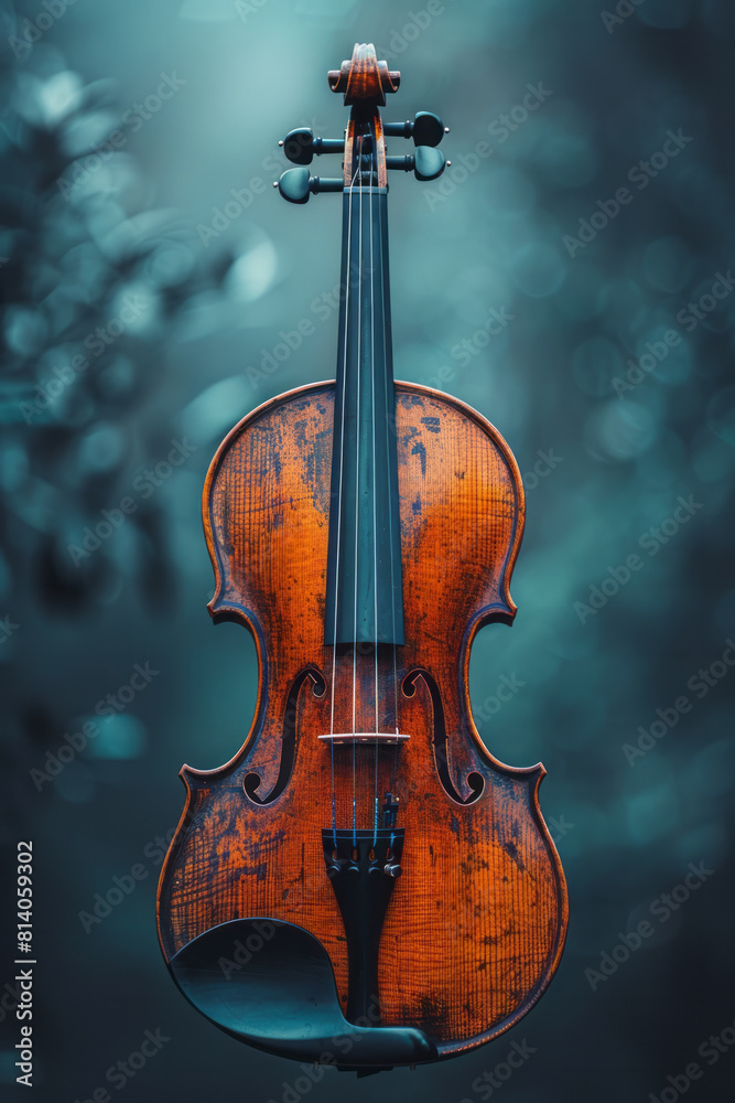 Aufkleber visualization of a jazz melody, with smooth, serpentine lines that glide over a softly colored backg
