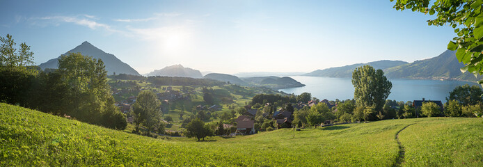 Idyllic Landscape Tourist Resort Krattigen