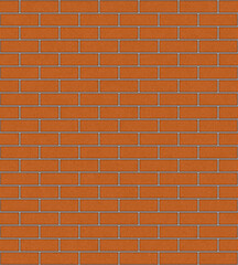 Rustic Red Brick Wall Texture Background in Urban Architecture