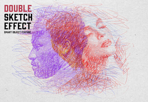 Double Sketch Effect