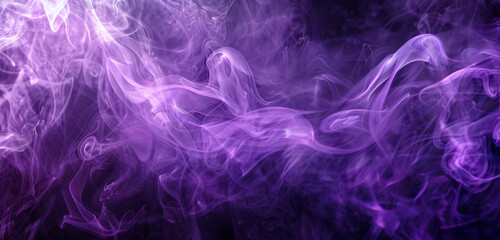 Enchanting violet smoke patterns ideal for themes of mysticism and magic.