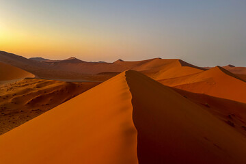 Fototapeta na wymiar Dune in the Namib desert in Namibia