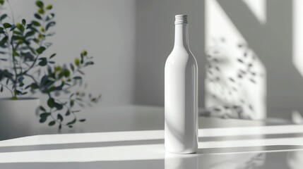 Elegant realistic bottle image for sophisticated mockup needs