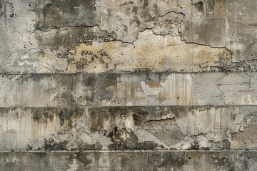 Eroded concrete grunge texture with layers of history and urban stories.