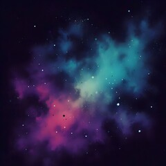 Naklejka premium Retro Grunge: Vibrant Texture in Cosmic Shades