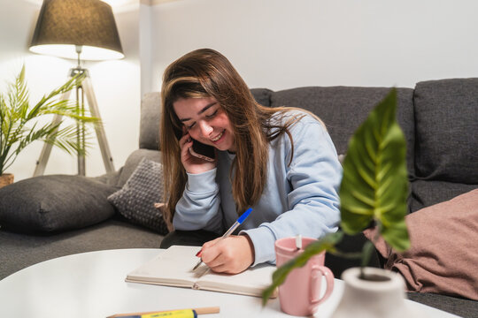 Casual conversation and writing at home