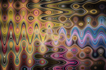 Abstract colorful psychedelic background. Colorful illustration
