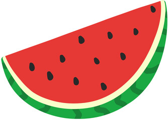 잘려있는 여름과일 수박