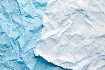 High quality image of an empty, white sheet of paper on a captivating, colorful background