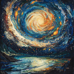 Stardust Odyssey A Milky Way Illustration