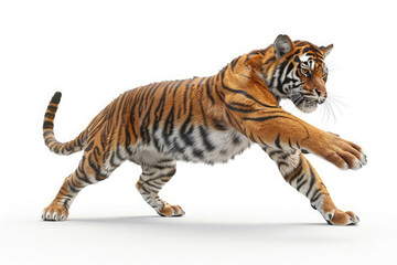 3d loin isolated on white , cartoon loin tiger cheeta 