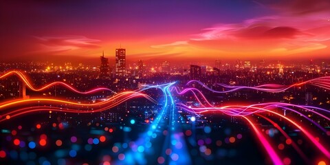 Fototapeta premium Nextgen Metaverse: Streamlining Global Virtual Social Networking and Communication. Concept Virtual Reality, Social Networking, Technology Trends, Communication, Global Connectivity