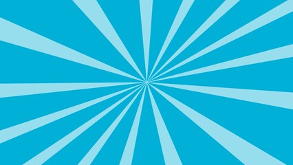 Abstract background with rays of light. Rays diverging from a central point.