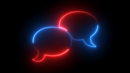 Message icon. Collection of illustration symbol on white background.