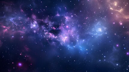 Fototapeta premium Amazing space background with stars and nebula.