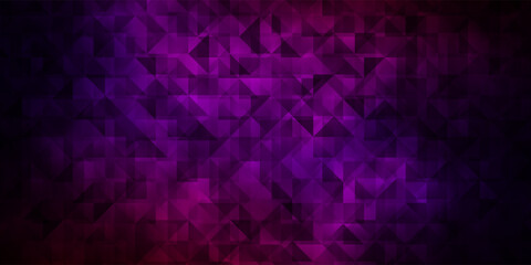 Dark Blue, Red vector pattern with polygonal style.