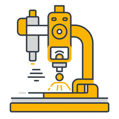 Metal Edges Refined in a Deburr Tool Icon