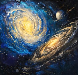 Stardust Odyssey A Milky Way Illustration