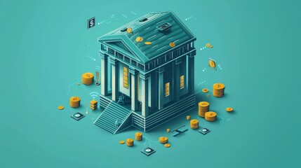 Fintech, Financial, Digital, Technology.