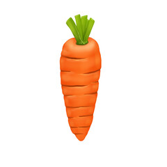 carrot on a transparent background