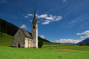 The Saint Magdalena church near Niederdorf