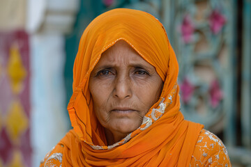 Sikh woman  portrait