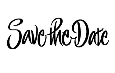 Save the Date Handwritten Lettering