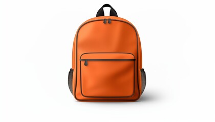 orange school bag