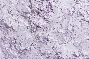 Powdered wall texture with a soft chalky finish in light lavender.