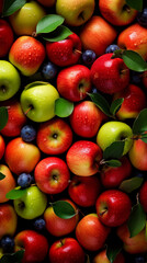 Apple Image, Pattern Style, For Wallpaper, Desktop Background, Smartphone Phone Case, Computer Screen, Cell Phone Screen, Smartphone Screen, 9:16 Format - PNG