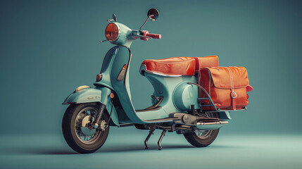 Fototapeta premium scooter on the street