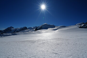 snow covered mountain