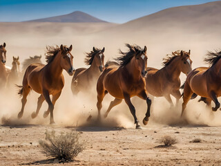 Horses of the Arid Plains.
