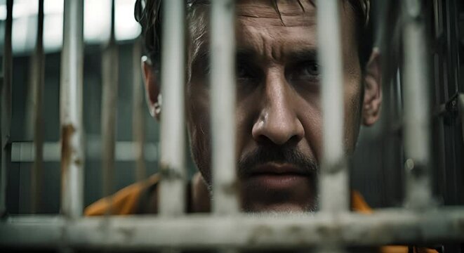 Prisoner in jail.