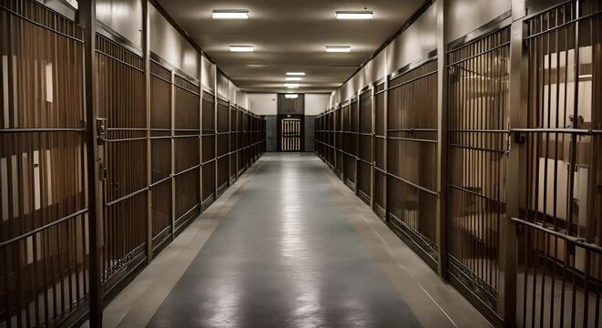 Cells in a prison.