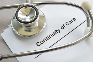 Continuity of care documents and medical stethoscope.