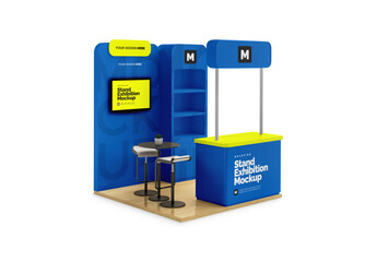 Stand Exhibition Mockup