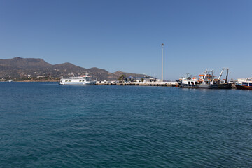 Fototapeta premium view of the port