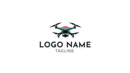 Drone Vector Logo Design, Logos templates of flying drones