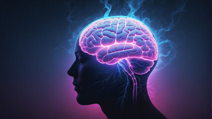 Obraz premium human brain scan