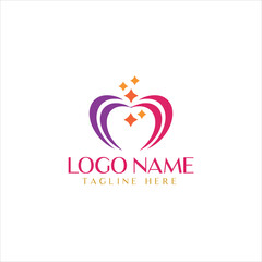 Elegant woman beauty logo design with creative line art style
