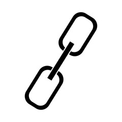 Link Building Gliph Icon Design