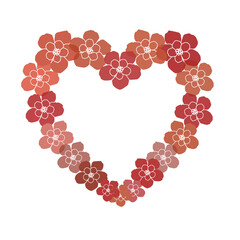 Instagram. Heart shape. Like icon. Social media icon.illustration.