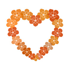 Instagram. Heart shape. Like icon. Social media icon.illustration.