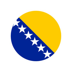 Round Bosnia and Herzegovina flag icon