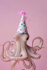 Adorable Octopus Birthday Portrait