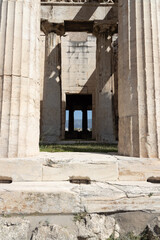 ruins at the Ancient agora in athens 